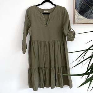 Made in Italy 💯 Linen Dress Women Small